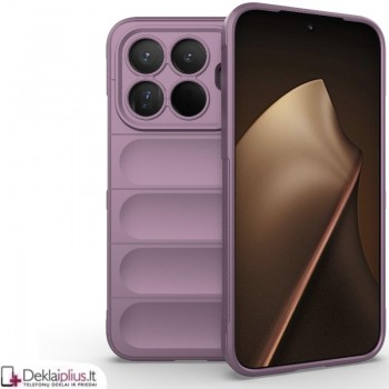 Magic Shield guminis dėklas - violetinis (Xiaomi 15T Pro)